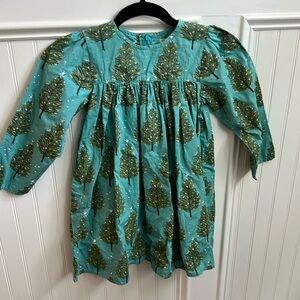 Pink Chicken Christmas Tree Farm Dress